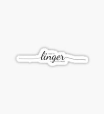 linger Sticker