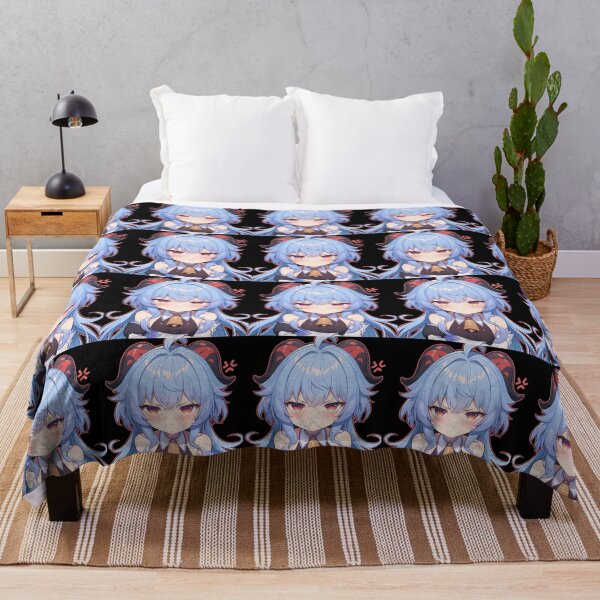 Item preview, Ganyu Genshin Impact Chibi Angry Kawaii Pout designed and sold by 108Recordings.