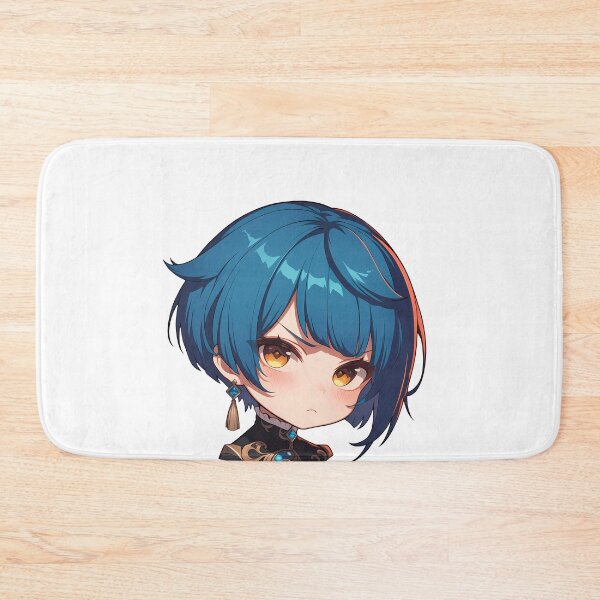 Item preview, Xingqiu Genshin Impact Chibi Kawaii Angry Pout designed and sold by 108Recordings.