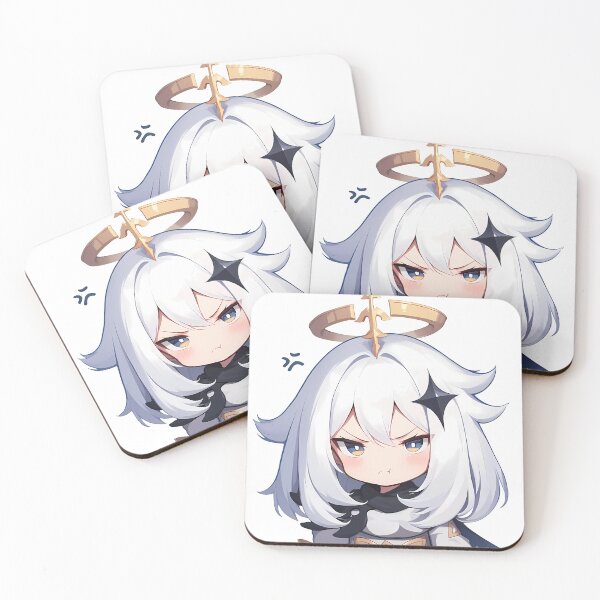 Item preview, Paimon Genshin Impact Chibi Angry Halo Pout designed and sold by 108Recordings.