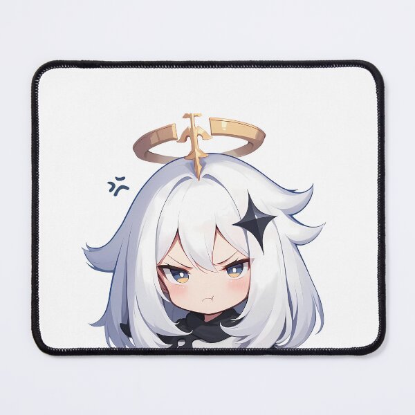 Item preview, Paimon Genshin Impact Chibi Angry Halo Pout designed and sold by 108Recordings.