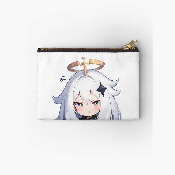 Artikelvorschau, Paimon Genshin Impact Chibi Angry Halo Schmollmund entworfen und verkauft von 108Recordings.