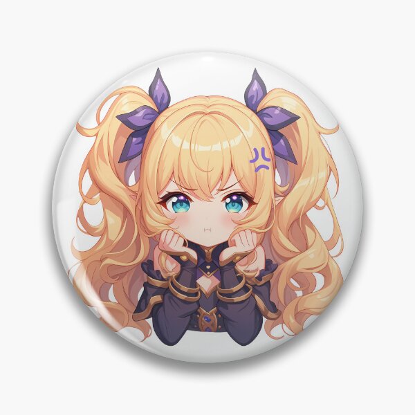 Item preview, Tsumugi Princess Connect Chibi Angry Hair Bows designed and sold by 108Recordings.