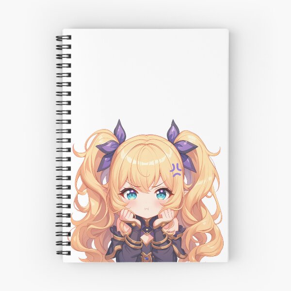 Item preview, Tsumugi Princess Connect Chibi Angry Hair Bows designed and sold by 108Recordings.