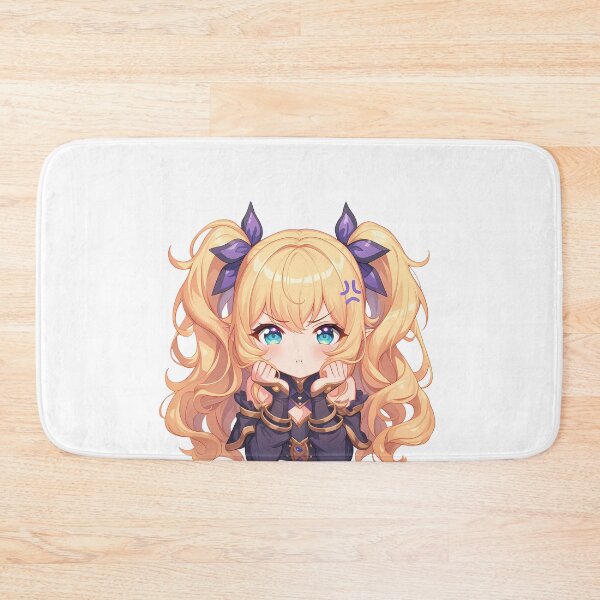 Item preview, Tsumugi Princess Connect Chibi Angry Hair Bows designed and sold by 108Recordings.