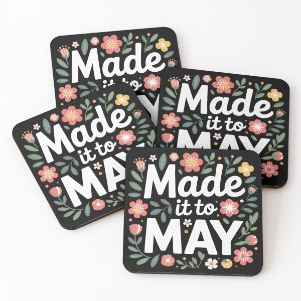 Item preview, Made It to May Floral Frame Clean Teacher Spring Design designed and sold by PROPera-design.