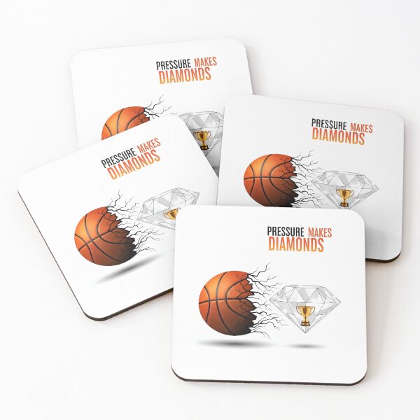 Item preview, Pressure Builds Diamonds Basketball Artwork designed and sold by AbanoubStore.