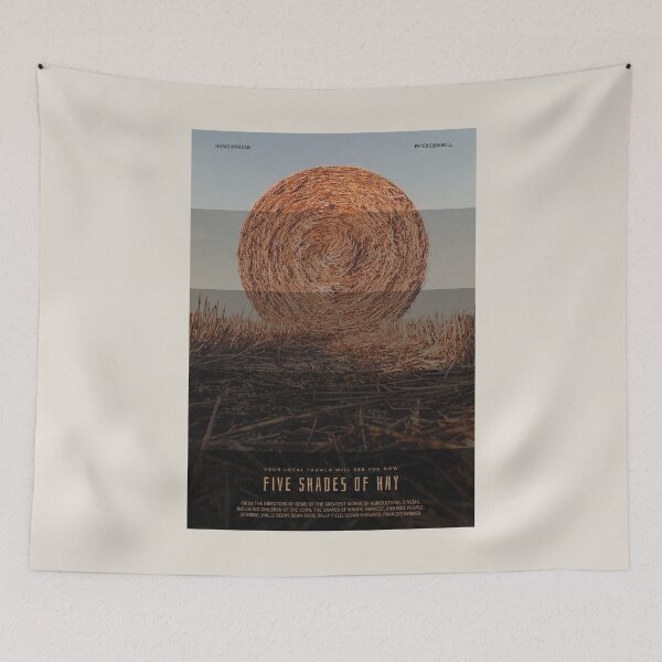 Item preview, Five Shades of Hay | Funny Movie Poster | Absurdist Wall Art | Parody Film Print designed and sold by ENNUI.AM.