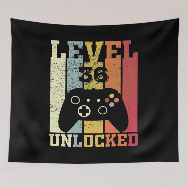 Item preview, Level 36 Unlocked Retro Gamer Birthday designed and sold by OlyvieArt.
