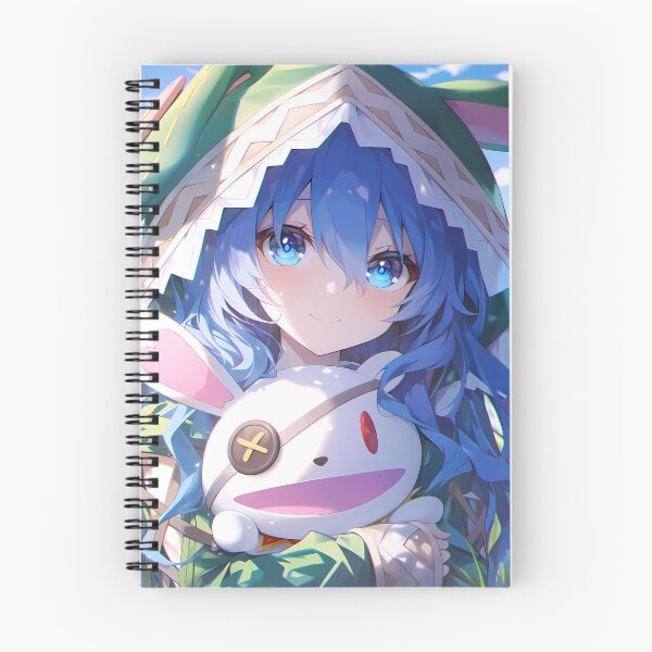 Item preview, Yoshino Himekawa Date A Live Cute Hoodie Bunny Plush Blue Hair designed and sold by 108Recordings.