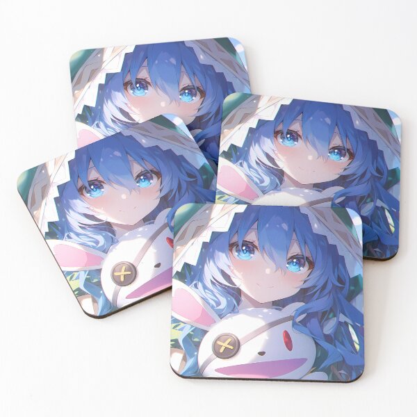 Item preview, Yoshino Himekawa Date A Live Cute Hoodie Bunny Plush Blue Hair designed and sold by 108Recordings.