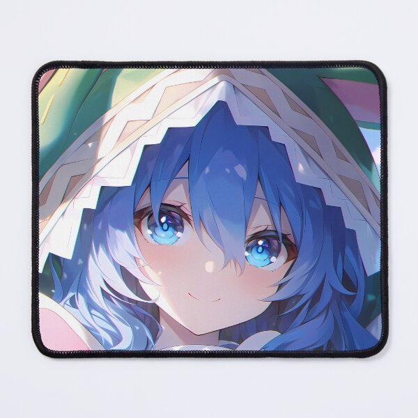 Item preview, Yoshino Himekawa Date A Live Cute Hoodie Bunny Plush Blue Hair designed and sold by 108Recordings.
