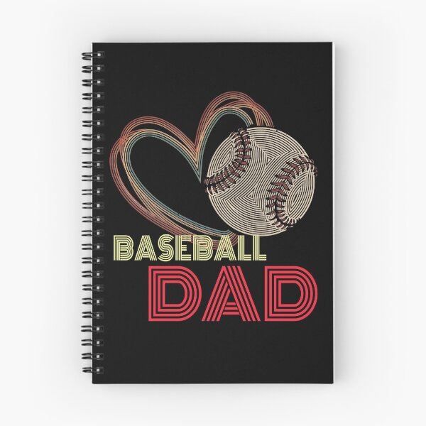 Item preview, Baseball Dad Retro Heart Line Art Style designed and sold by KIROSALS.