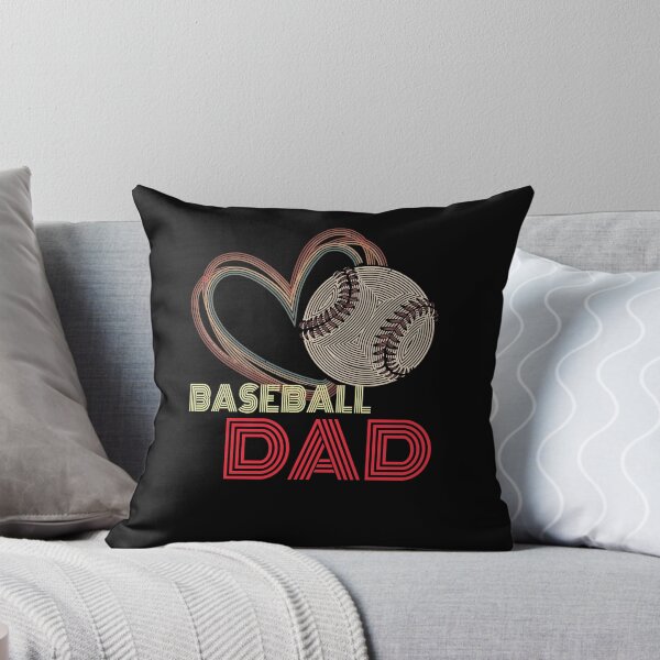 Item preview, Baseball Dad Retro Heart Line Art Style designed and sold by KIROSALS.