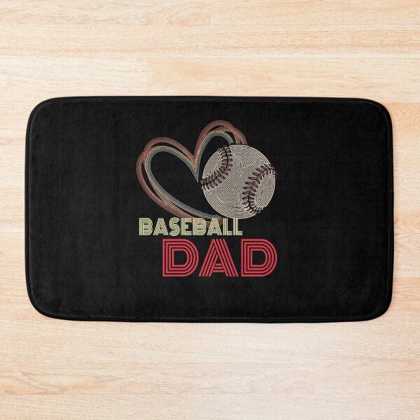 Item preview, Baseball Dad Retro Heart Line Art Style designed and sold by KIROSALS.