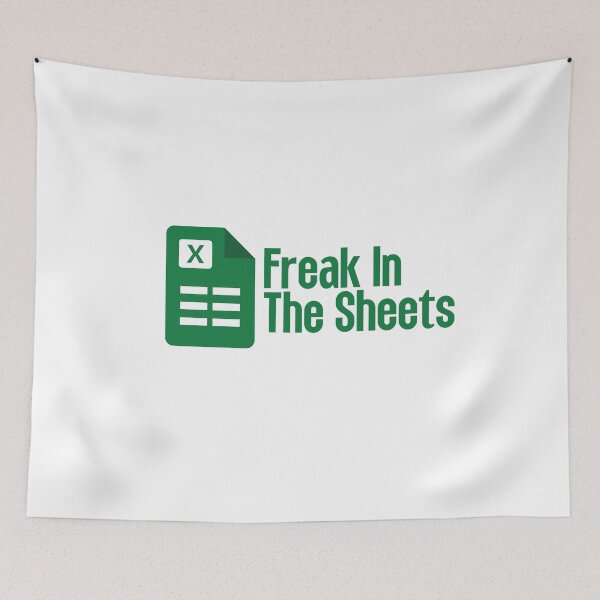 Item preview, Freak In The Sheets Excel Spreadsheet Accountant designed and sold by Dondonmart.