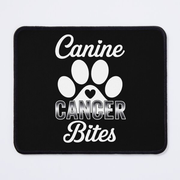 Item preview, Canine Cancer Bites Pet Cancer Awareness Heart designed and sold by scholinjamfimb.