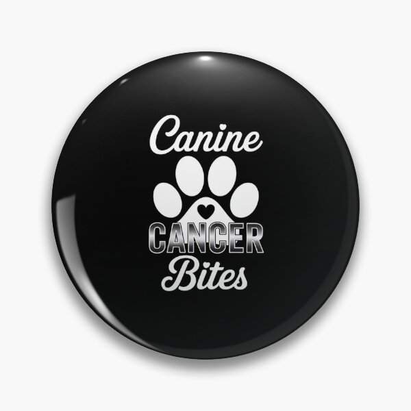 Item preview, Canine Cancer Bites Pet Cancer Awareness Heart designed and sold by scholinjamfimb.
