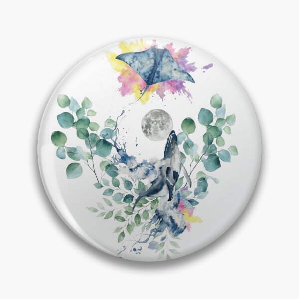 Item preview, Nature Moon and Ocean T-Shirt | Eucalyptus Floral Wildlife Design designed and sold by Identitee_.