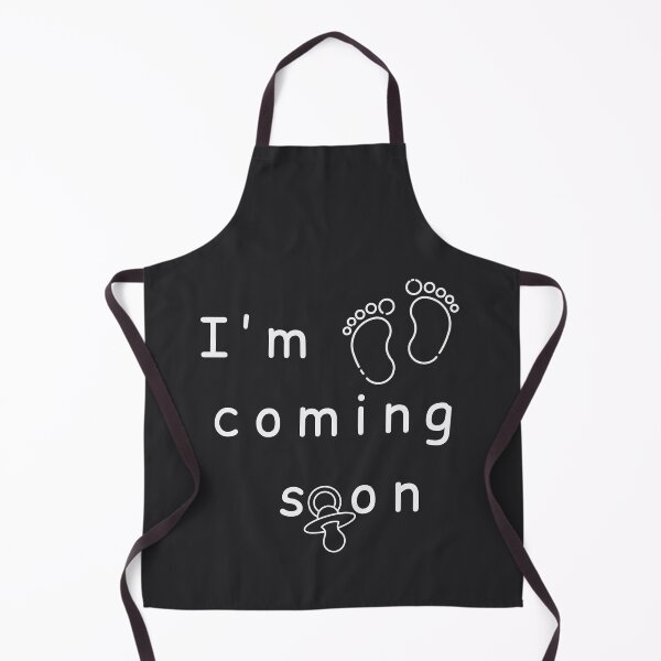 Item preview, I'm Coming Soon (Dark mode)- Minimalist Pregnancy Announcement designed and sold by Très Joli Brothers.