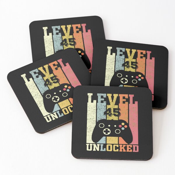 Item preview, Level 45 Unlocked Vintage Gamer Birthday designed and sold by OlyvieArt.