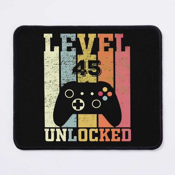 Item preview, Level 45 Unlocked Vintage Gamer Birthday designed and sold by OlyvieArt.