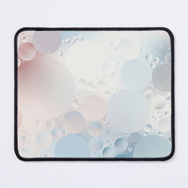 Item preview, Pink, blue and white watercolor bubbles, water drops pastel soft tone pattern designed and sold by TanalyFlowers.