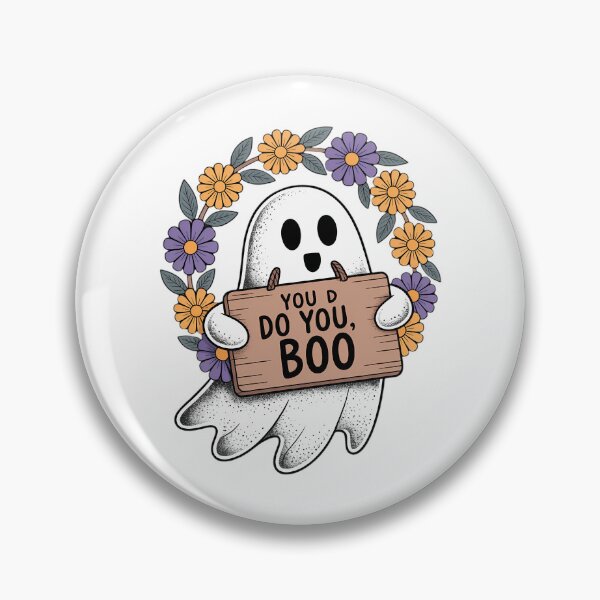 Item preview, You Do You Boo Halloween Ghost Spooky Season Cute Ghost Hall designed and sold by TrinaEspinoza.