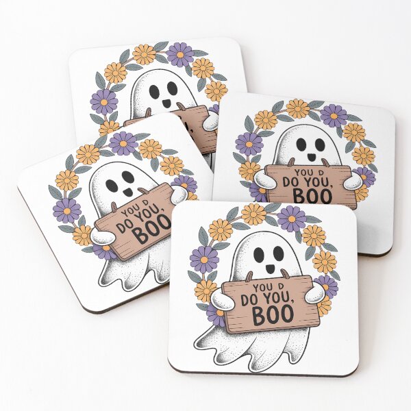 Item preview, You Do You Boo Halloween Ghost Spooky Season Cute Ghost Hall designed and sold by TrinaEspinoza.