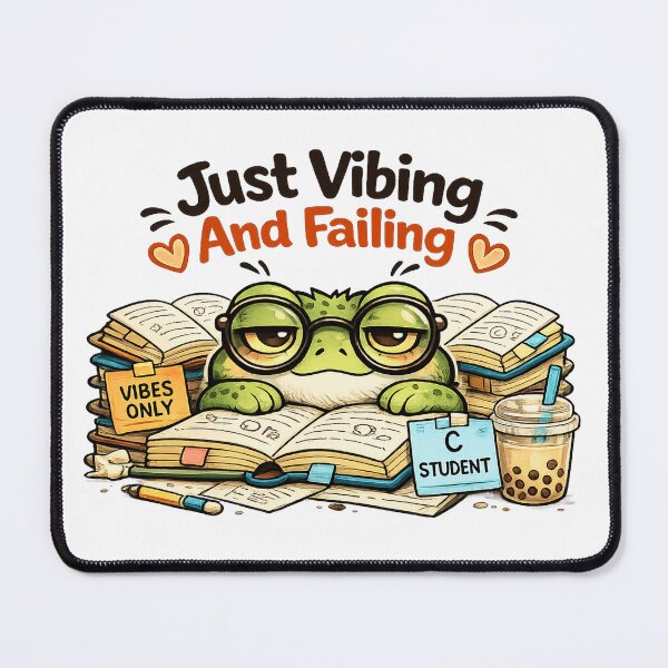Item preview, Funny Lazy Student Frog Boba Academic Gift designed and sold by Gentlestate.