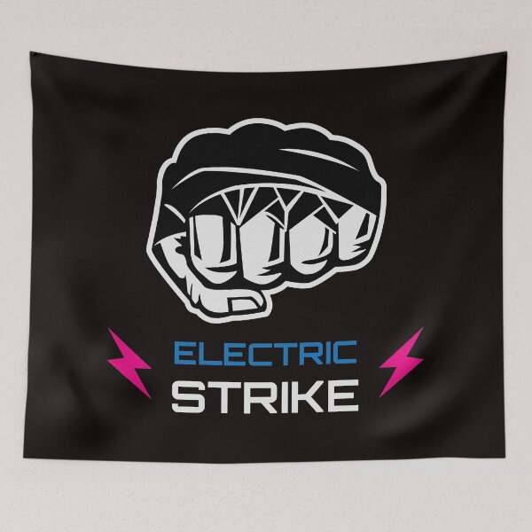 Item preview, Martial Arts Electric Strike Neon Fighter Design designed and sold by ElectroSphere46.