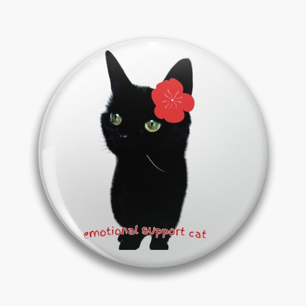 Item preview, Emotional Support with Catitude designed and sold by Tiberiusthecat.