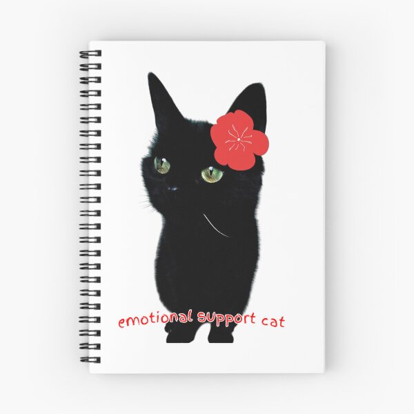 Item preview, Emotional Support with Catitude designed and sold by Tiberiusthecat.