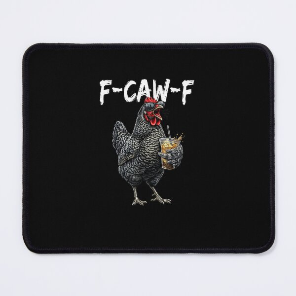 Item preview, Vintage Rooster F Caw F Coffee Drinker Sarcastic Humor designed and sold by MatherFisher.