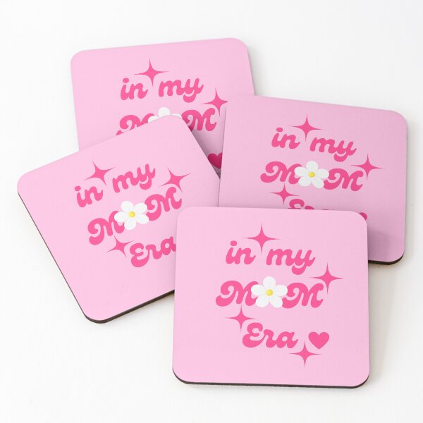 Item preview, In My Mom Era Floral & Sparkle Design - Pink Retro Coquette Aesthetic designed and sold by Niji Hibana.