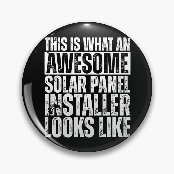 Item preview, This Is What An Awesome Solar Panel Installer Looks Like Retro Career designed and sold by Dondonmart.