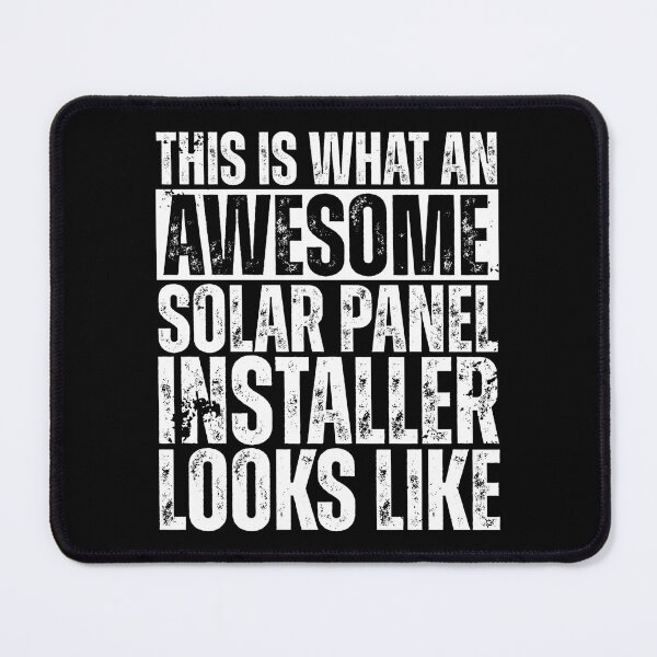 Item preview, This Is What An Awesome Solar Panel Installer Looks Like Retro Career designed and sold by Dondonmart.