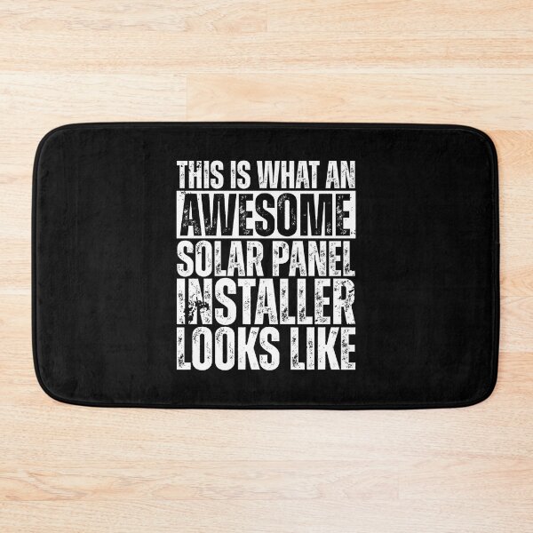 Item preview, This Is What An Awesome Solar Panel Installer Looks Like Retro Career designed and sold by Dondonmart.