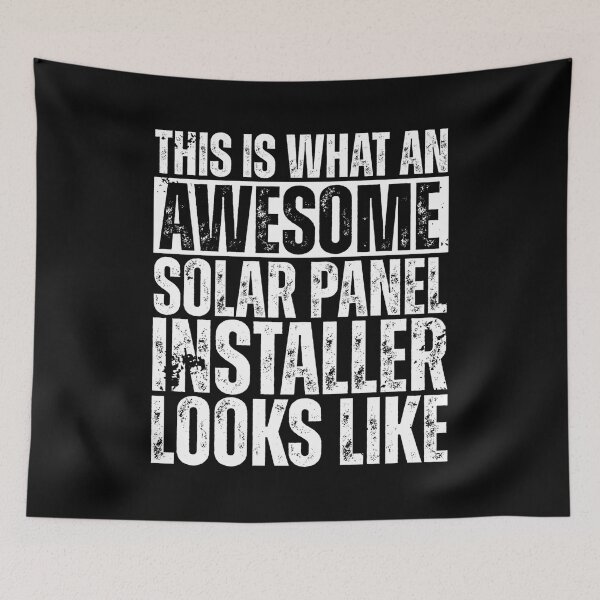 Item preview, This Is What An Awesome Solar Panel Installer Looks Like Retro Career designed and sold by Dondonmart.