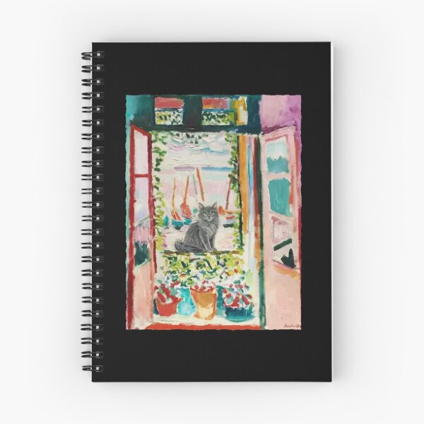 Item preview, Cat by Open Window Coastal Painting Style  designed and sold by JordynLadukeg65.