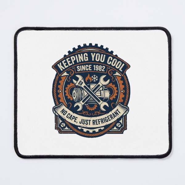 Item preview, HVAC Technician Shirt – Keeping You Cool Since – Skilled Trades Pride Tee designed and sold by GeniePixel.