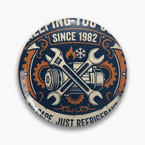 Item preview, HVAC Technician Shirt – Keeping You Cool Since – Skilled Trades Pride Tee designed and sold by GeniePixel.