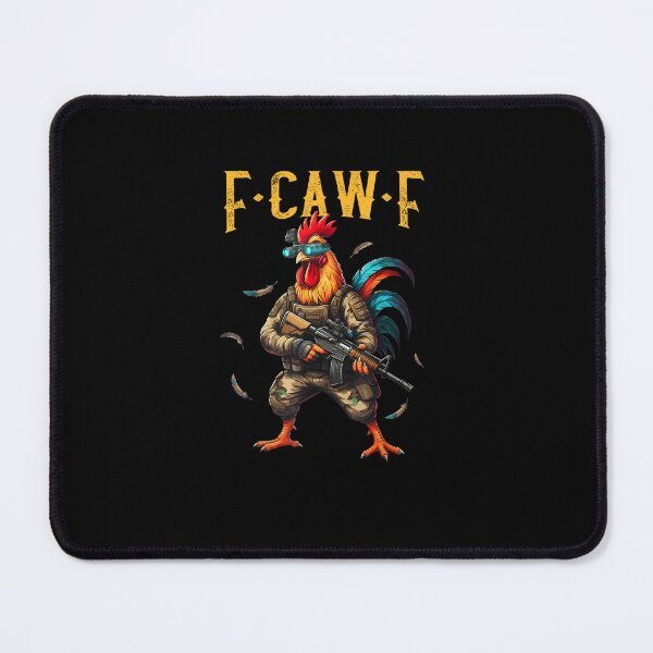 Item preview, F-Caw-F Camo Chicken Tactical Rooster Military Funny Fcawf designed and sold by MatherFisher.
