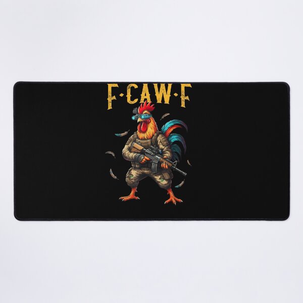 Item preview, F-Caw-F Camo Chicken Tactical Rooster Military Funny Fcawf designed and sold by MatherFisher.