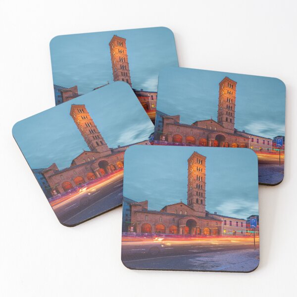 Item preview, Long Exposure Light Trails past Historic Bell Tower designed and sold by SergeiLorgus.