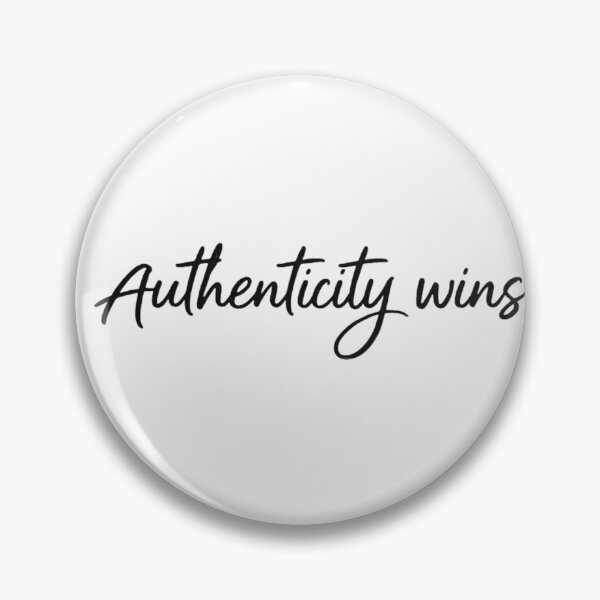 Item preview, Authenticity Wins T-Shirt | Script Typography, Minimal Positive Message designed and sold by Identitee_.