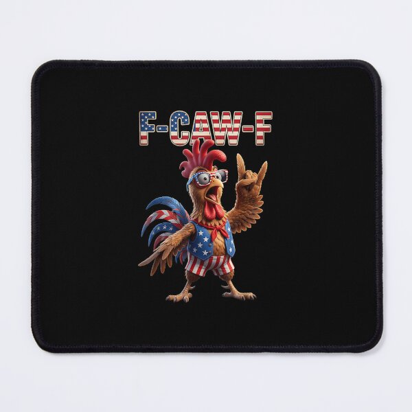 Item preview, F Caw F American Flag Rooster 4th of July Fawk Chicken Humor designed and sold by MatherFisher.