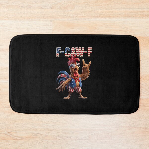 Item preview, F Caw F American Flag Rooster 4th of July Fawk Chicken Humor designed and sold by MatherFisher.