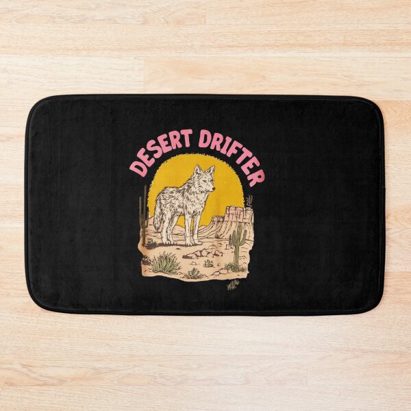 Item preview, Desert Drifter Coyote Vintage Southwest Illustration designed and sold by Blurbean.