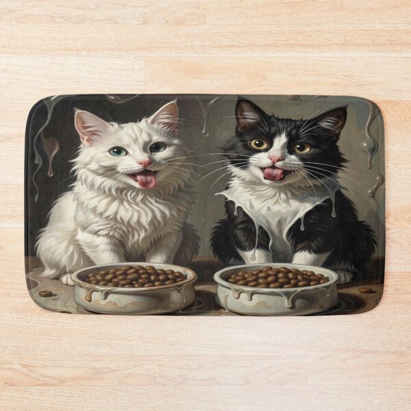 Item preview, Cheeky cats with their tongues sticking out – a playful cat moment for true animal lovers designed and sold by FotoworldEdel.